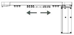 Lutron Motorized Curtain Track Center Draw Irvine