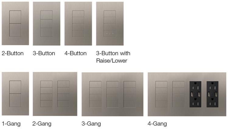 Lutron Palladiom Roller Shade Control Keypad Style Irvine