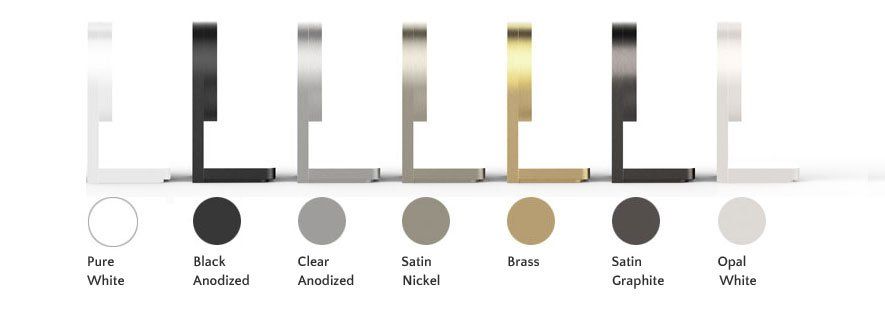 Lutron Designer Roller Shade bracket colors Irvine
