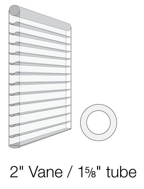 Lutron Sivoia QS Sheer Blinds vane size