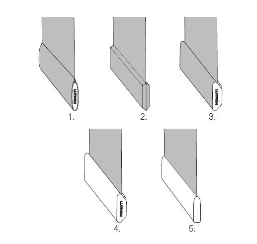 Lutron Sivoia QS Roller Shades bottom bar hembar options