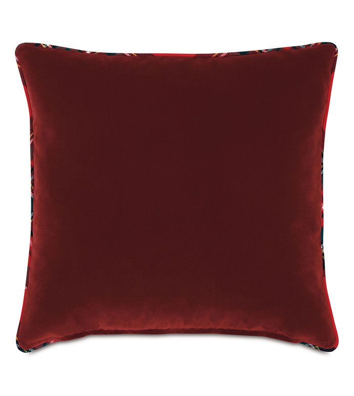 Custom Merry Christmas Mistletoe decorative pillow