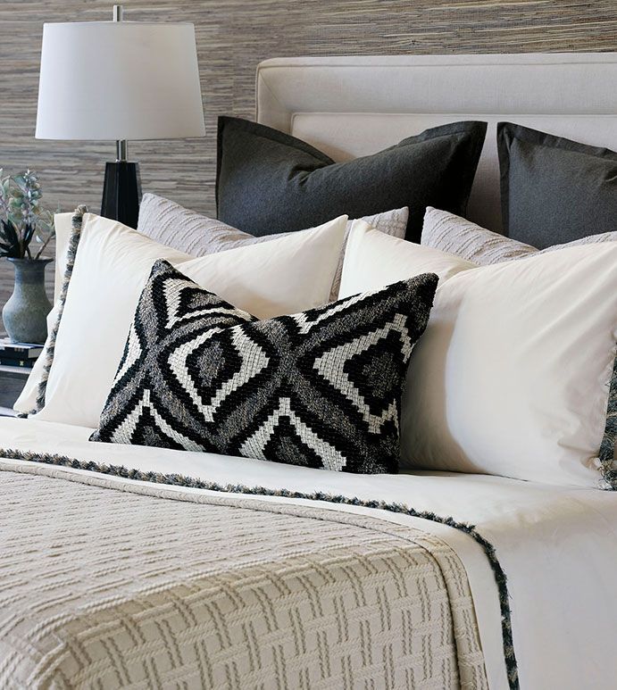 Custom pillow and shams