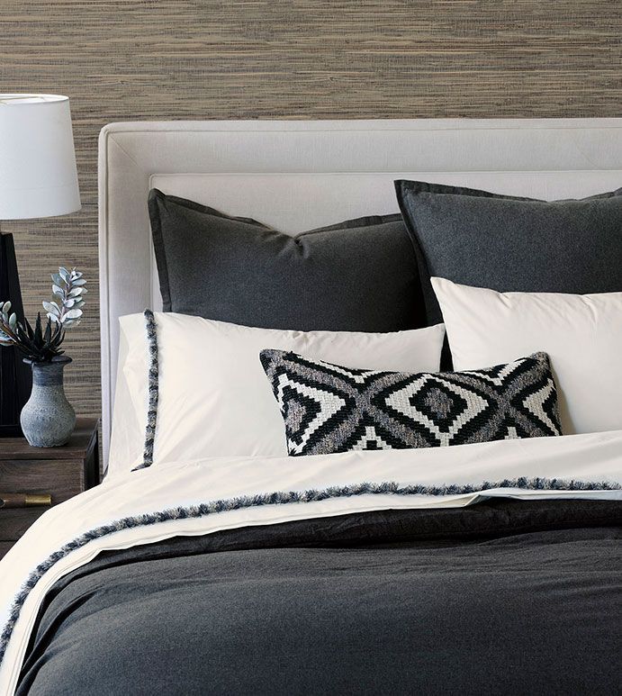Custom pillow and shams