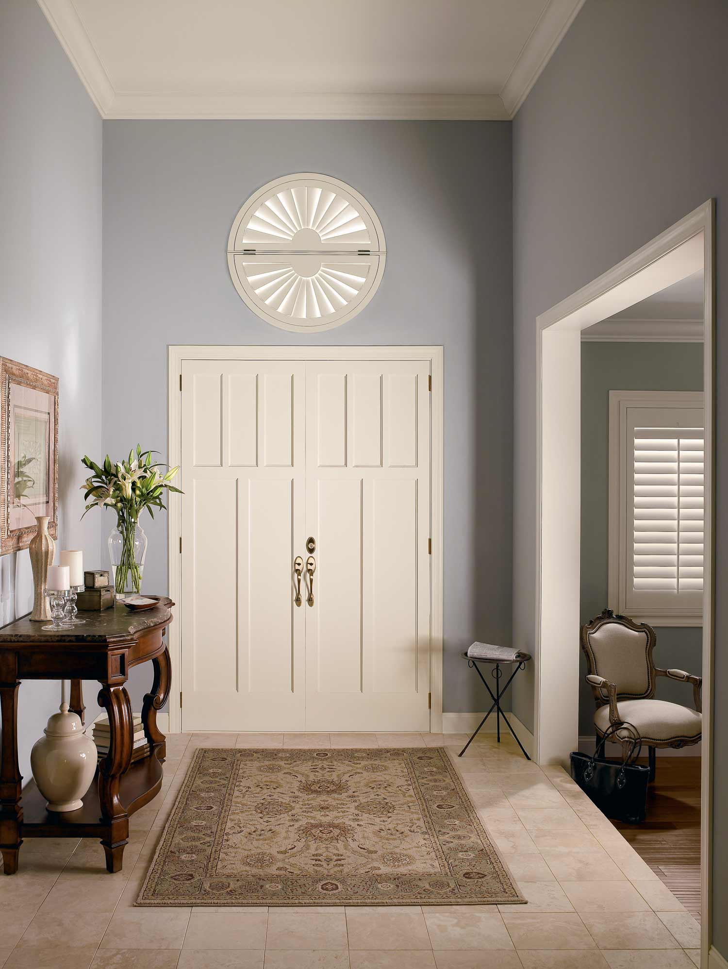 NewStyle® Hybrid Shutters - Entryway - Hunter Douglas