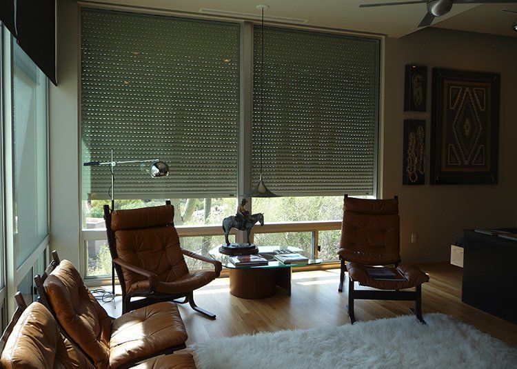 Tucson Outdoor Rolling Shutters Living Room