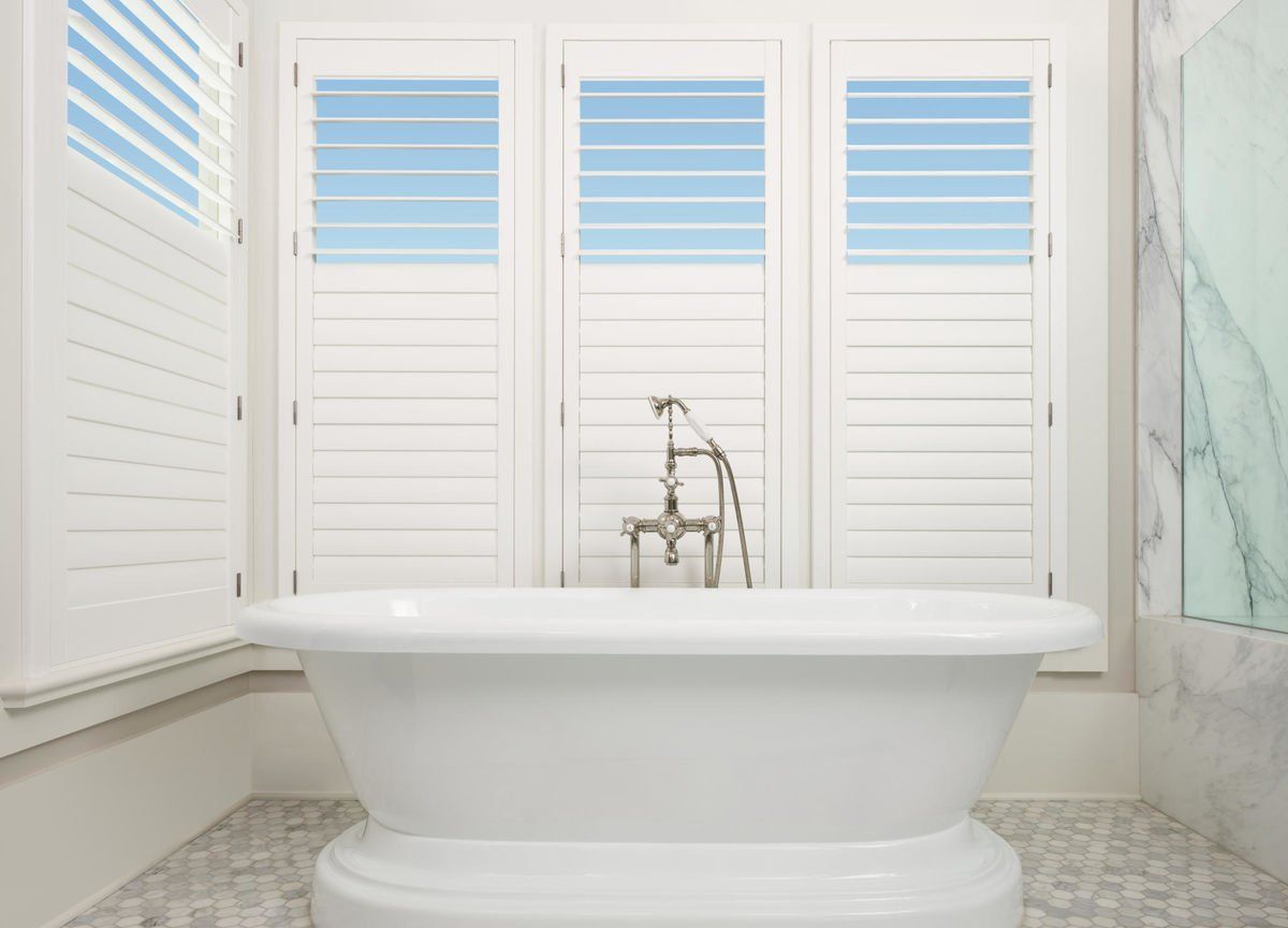 Bathroom Polysatin Shutters