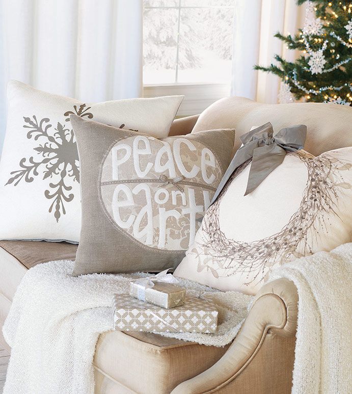 Holiday decorative custom pillow