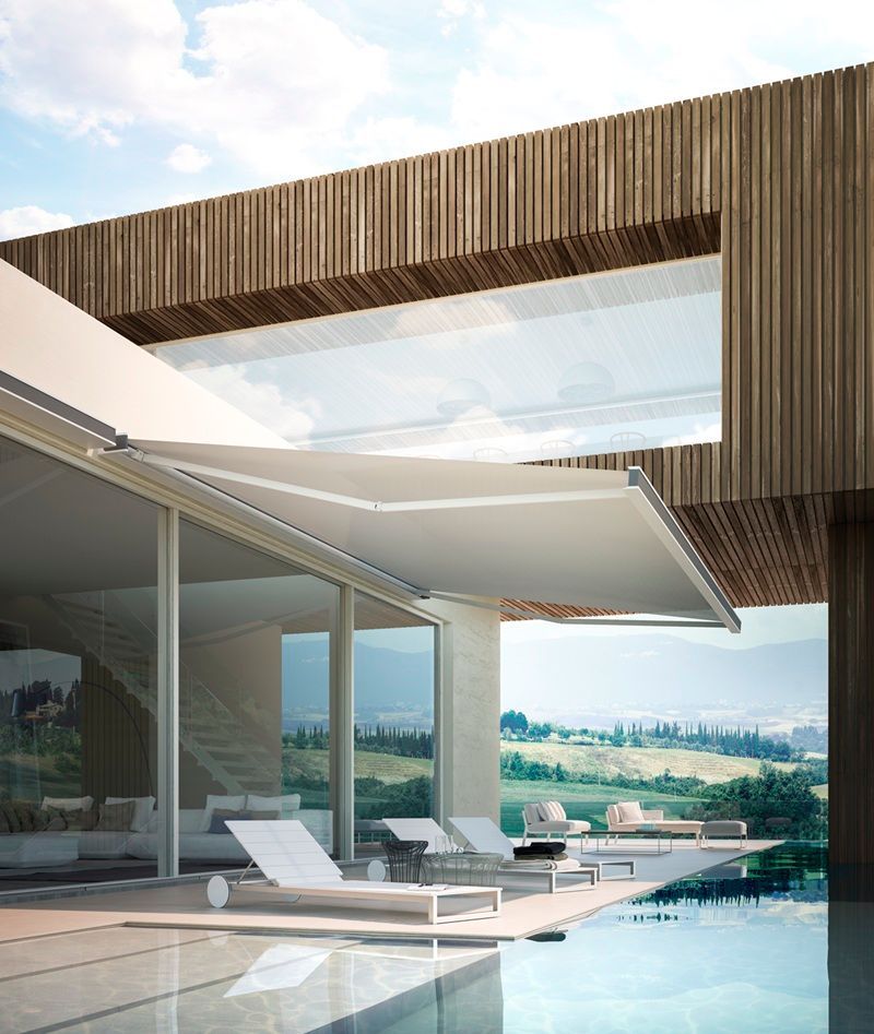 Qubica Flat Retractable Awning