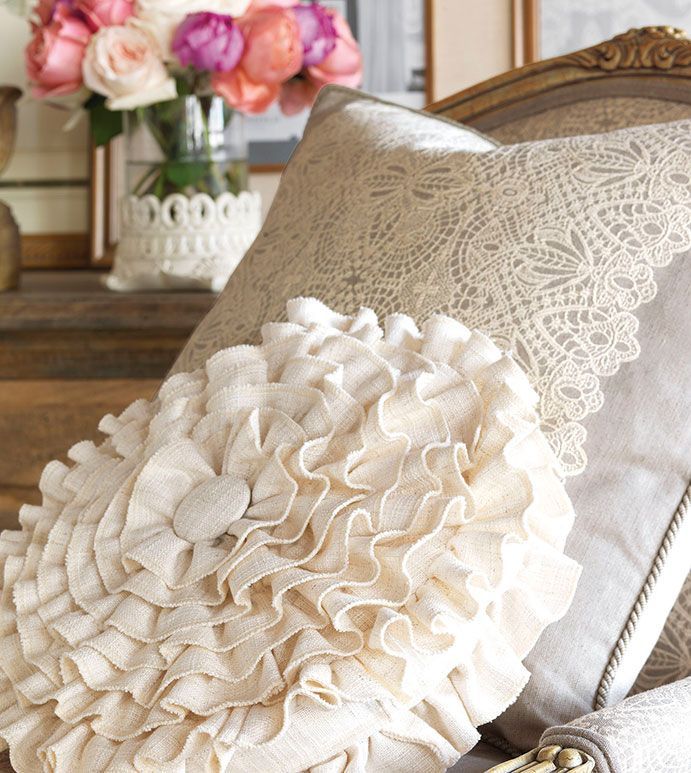 Custom pillow and shams