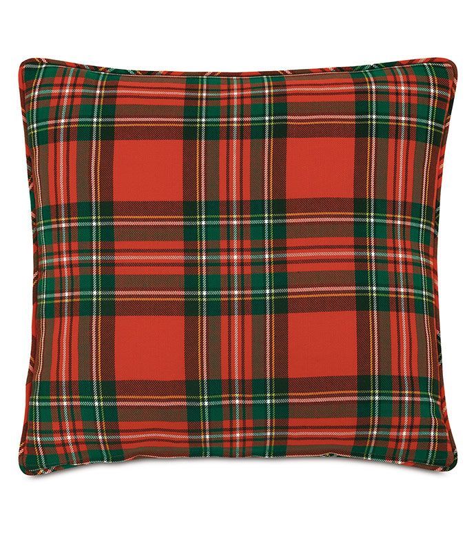 Custom season's greetings wreath christmas decorative pillow