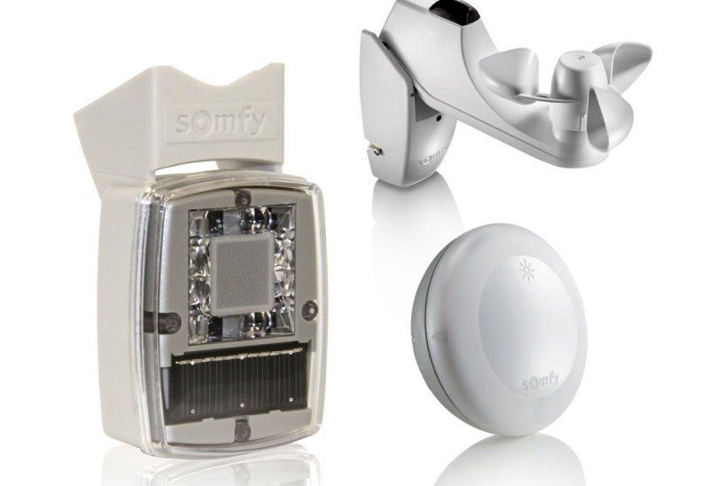 Somfy Exterior Screen Rain, Sun, Wind Sensors Irvine