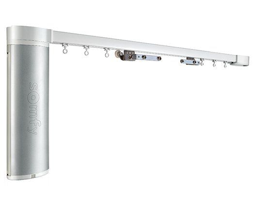 Somfy Glydea Ripple Fold Motorized Drapery Track Irvine