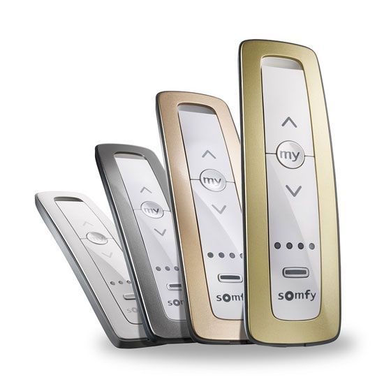 Somfy control for motorized roman shade