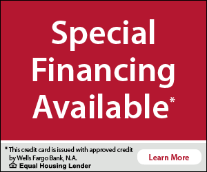 Special Financing Available for windows shades in orange county. This credit card is issued with approved credit by Wells Fargo Bank, N.A. Equal Housing Lender. 