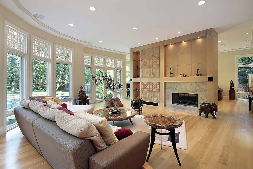 Tableaux Decorative Grille modern traditional living room Villa Park