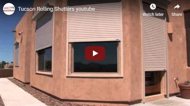 Tucson Motorized Rolling Shutters Video Irvine