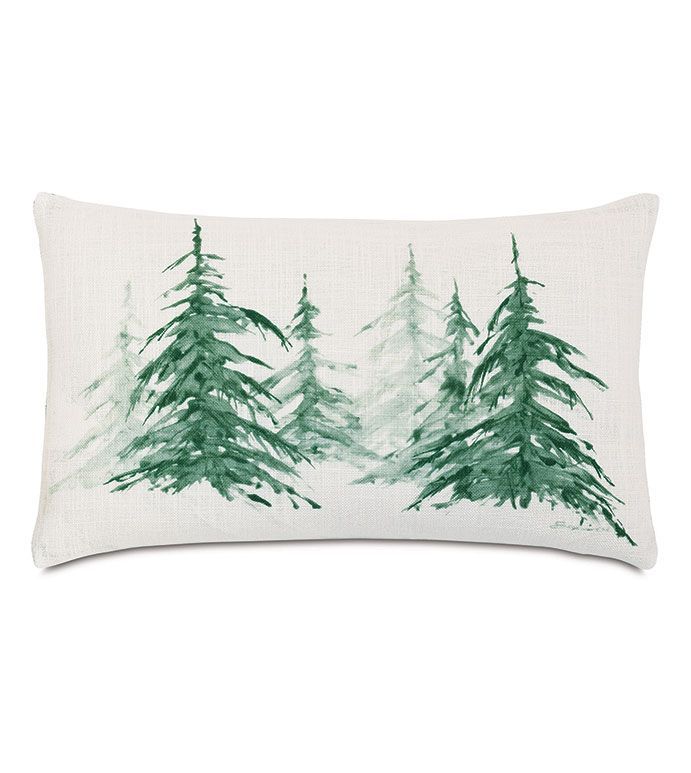 Winter Forest custom decorative christmas pillow