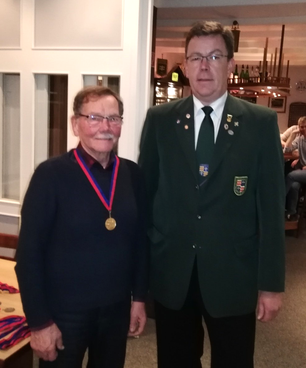 Willfried Meinen - OSB-Präsident Peter Wiechmann