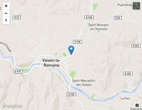 Visualiser le plan sur Google Maps Plan Peugeot Vaison