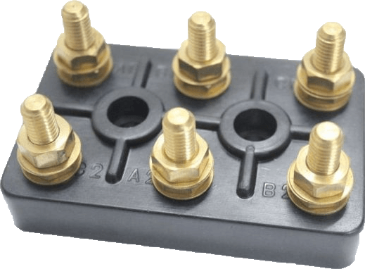 Electric motor terminal block