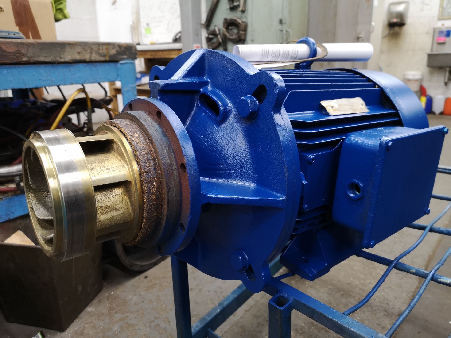 Large swimming pool pump repair