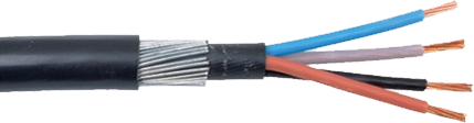 Steel wire armoured cable
