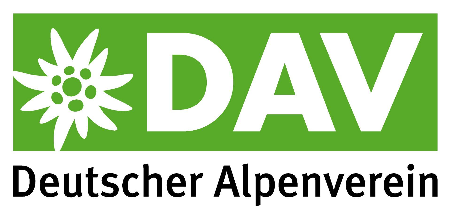 Es ist das Logo des Deutschen Alpenvereins zu sehen.