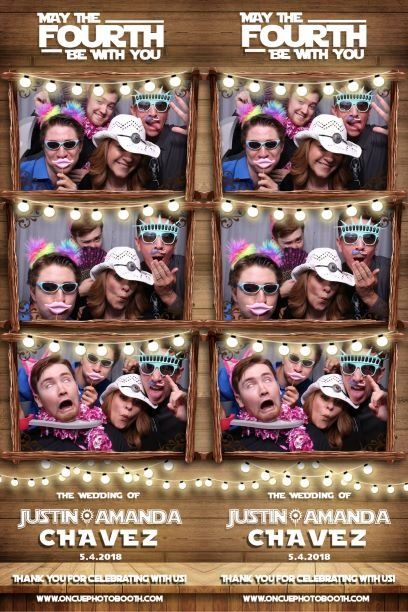 Justin & Amanda's Wedding - On Cue Photo Booth