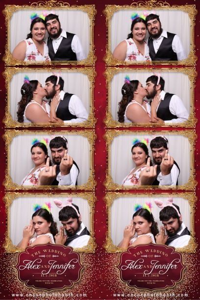 Alex & Jennifer's Wedding - On Cue Photo Booth