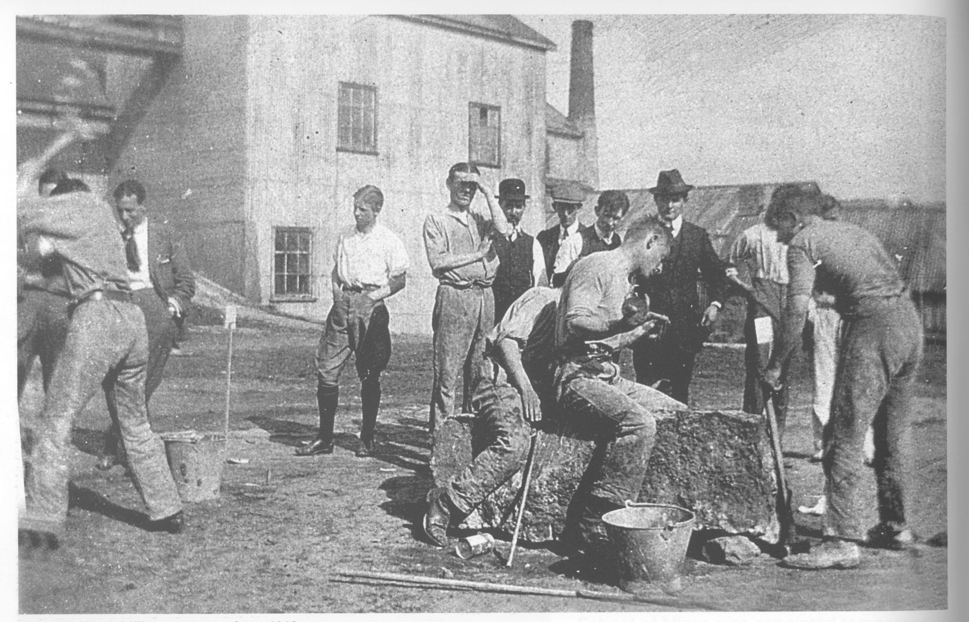 King Edward Mine Hand Steeling Competition 1910