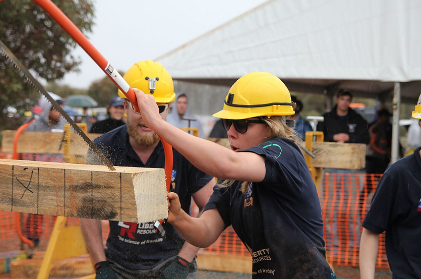 King Edward Mine IMG Sawing