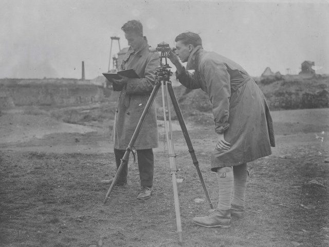 King Edward Mine CSM Students Surveying 1921