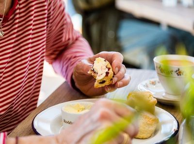 Genießen Sie das ganze Jahr hindurch Cafe