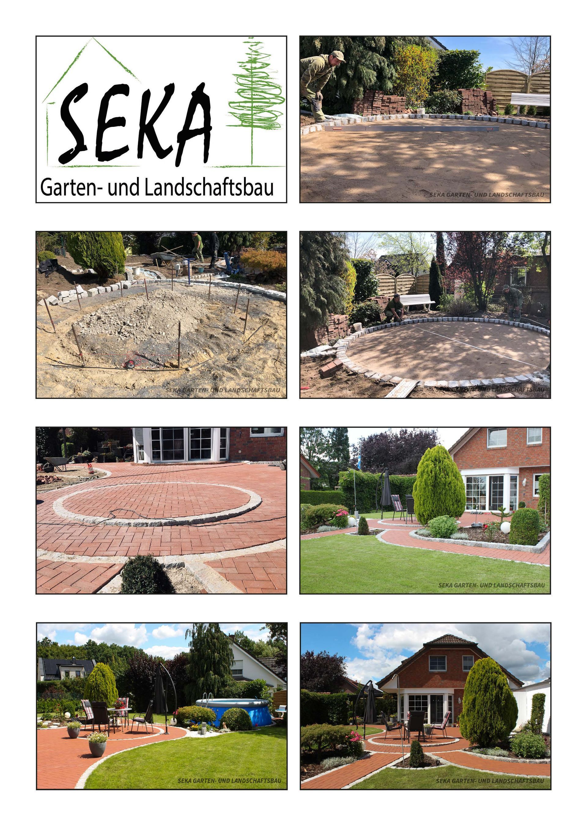 SEKA Gartenbau Bad Rothenfelde Pflasterarbeiten Klinker