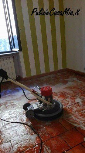 pulizie pavimenti con monospazzola roma