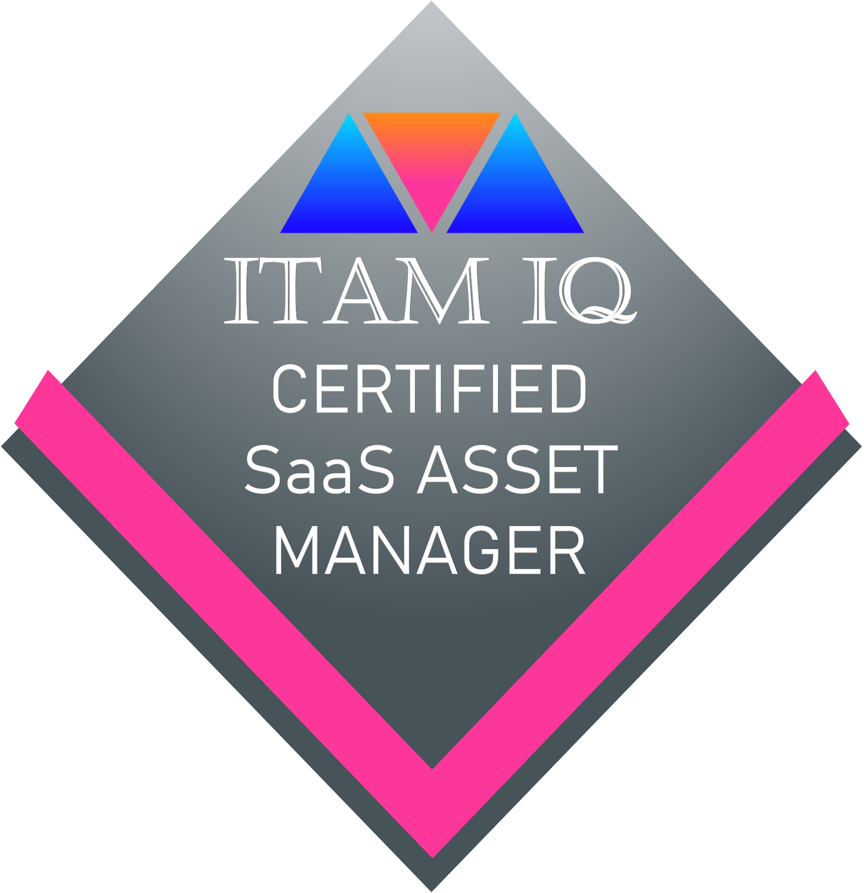 ITAM IQ's Certified SaaS Asset Manager badge