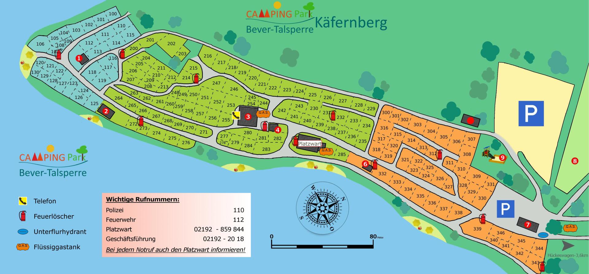 Campingplatz Käfernberg Skizze Campingplatz Käfernberg Skizze
