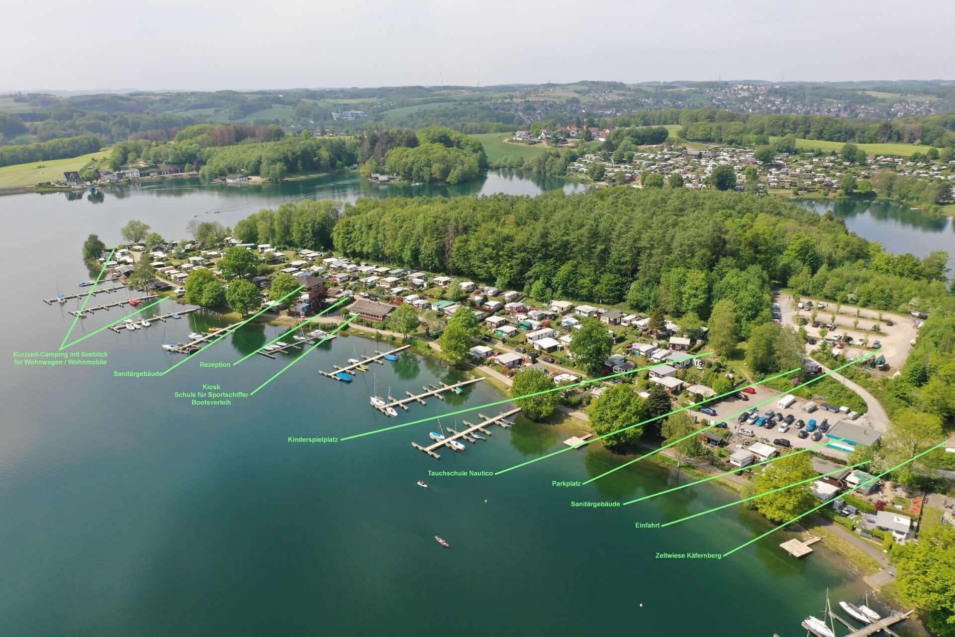 Campingplatz Käfernberg / Foto by Udo Staeger 2020 Campingplatz Käfernberg