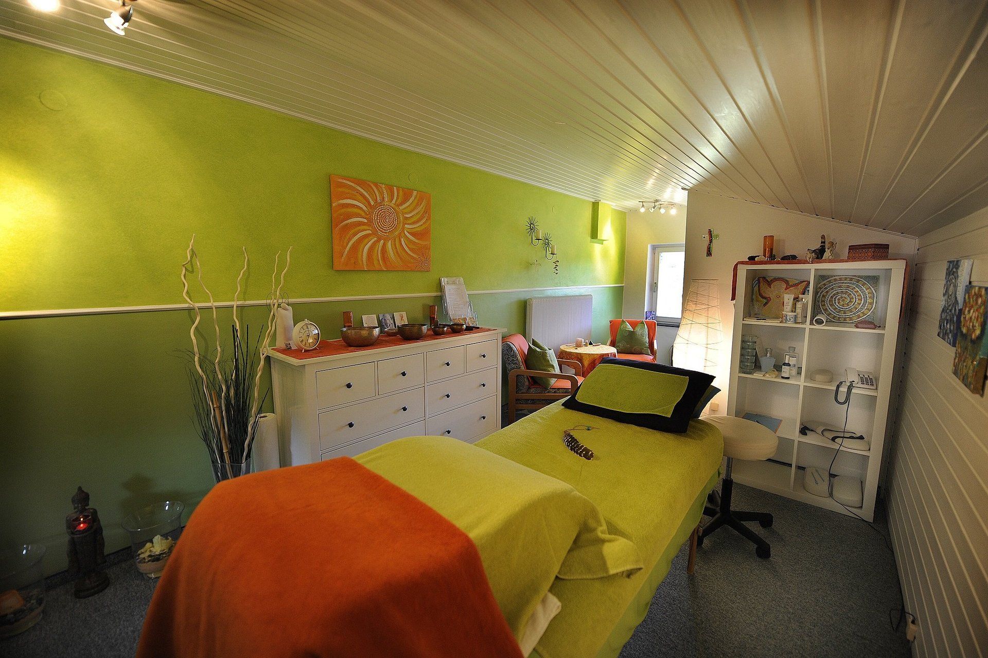 Doris bei einer Behandlung