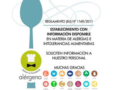 Información alergenos Alergenos
