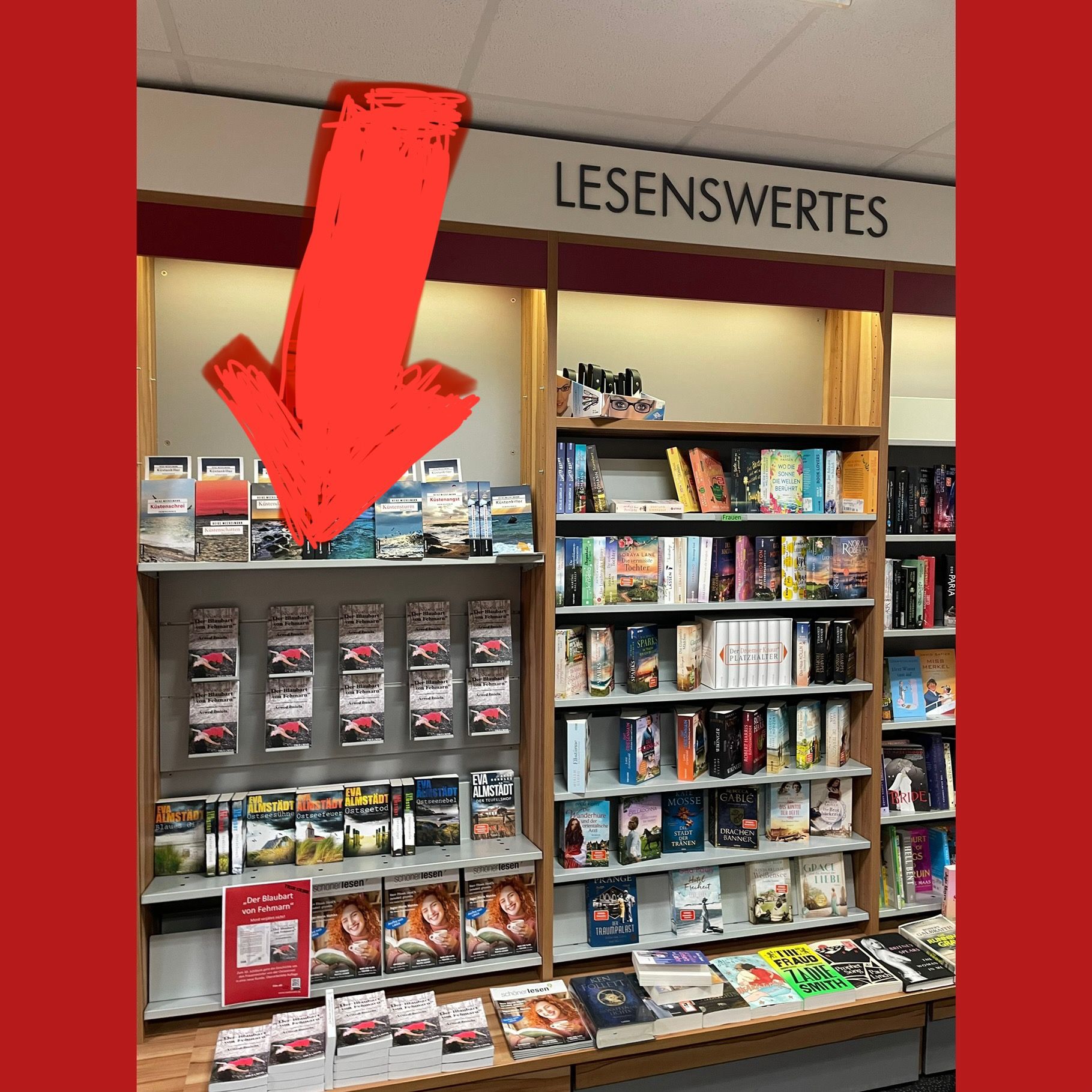 Der Blaubart von Fehmarn der Autorin Nadine Witt ist wieder in den Buchhandlungen zu kaufen