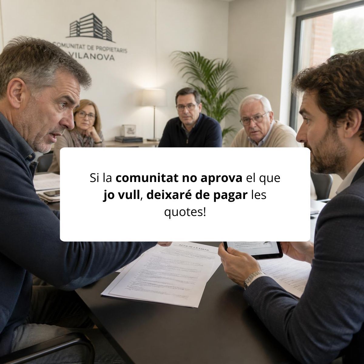Descobreix si un propietari pot deixar de pagar les quotes comunitàries perquè no està d'acord amb u