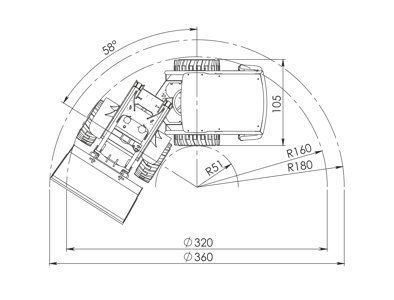 Norcar 755xc Turn Radius