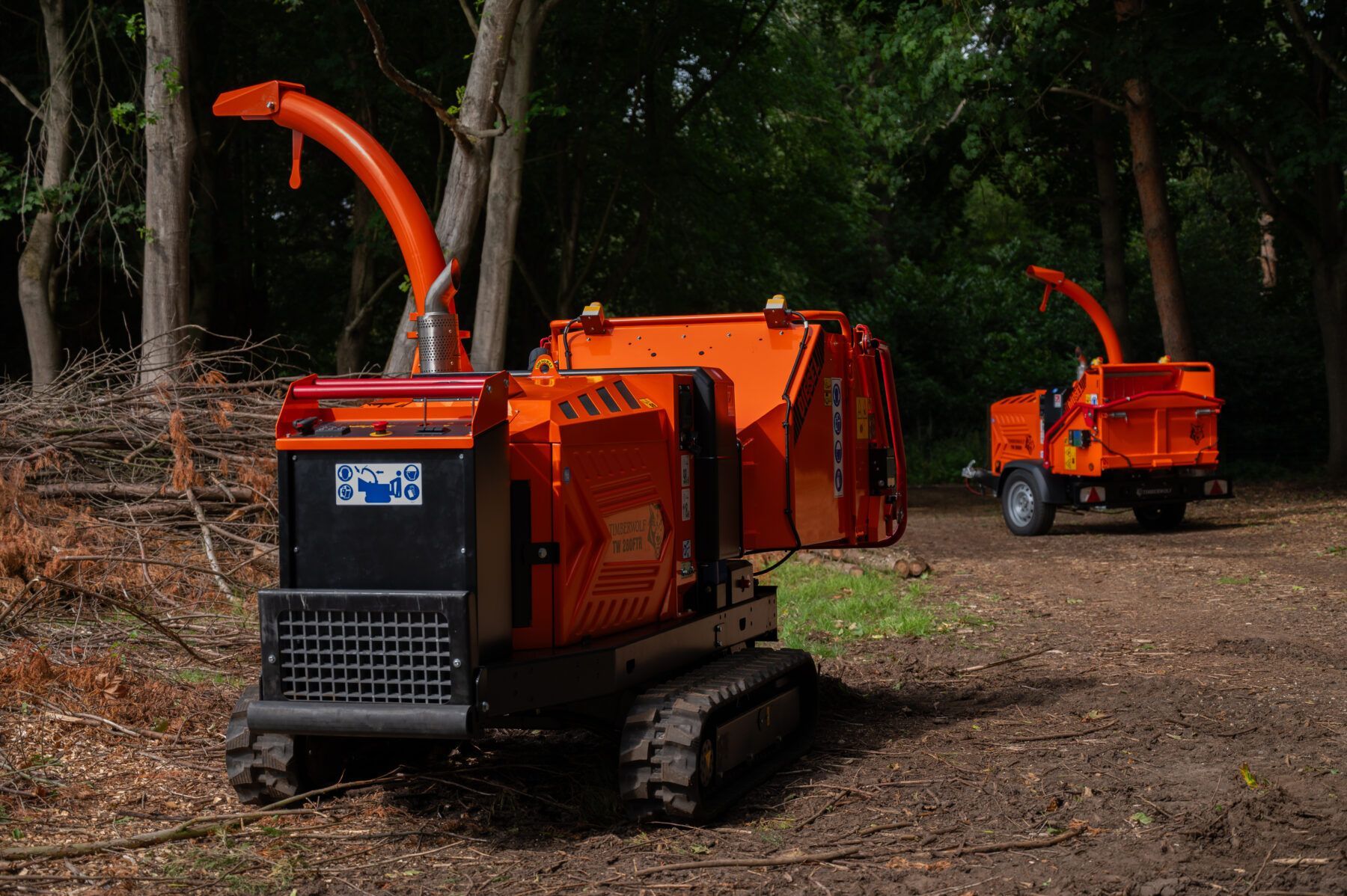 Timberwolf TW 280FTR diesel chipper - sale hire parts service - from Green Plant UK