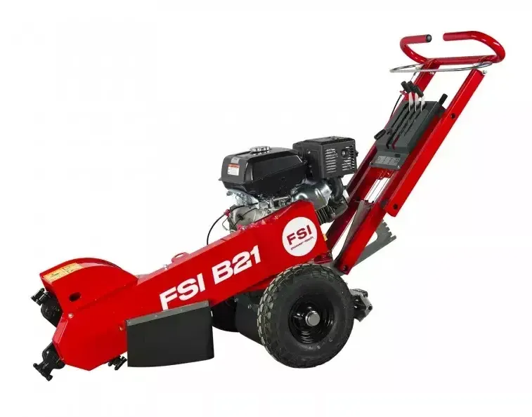 FSI turntable stump grinder for hire from Green Plant