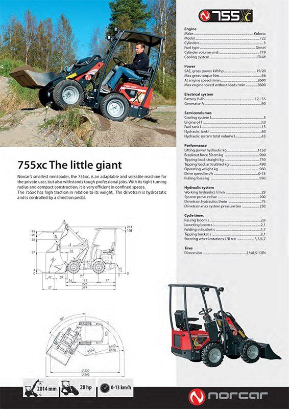 ddfa Norcar 755xc brochure