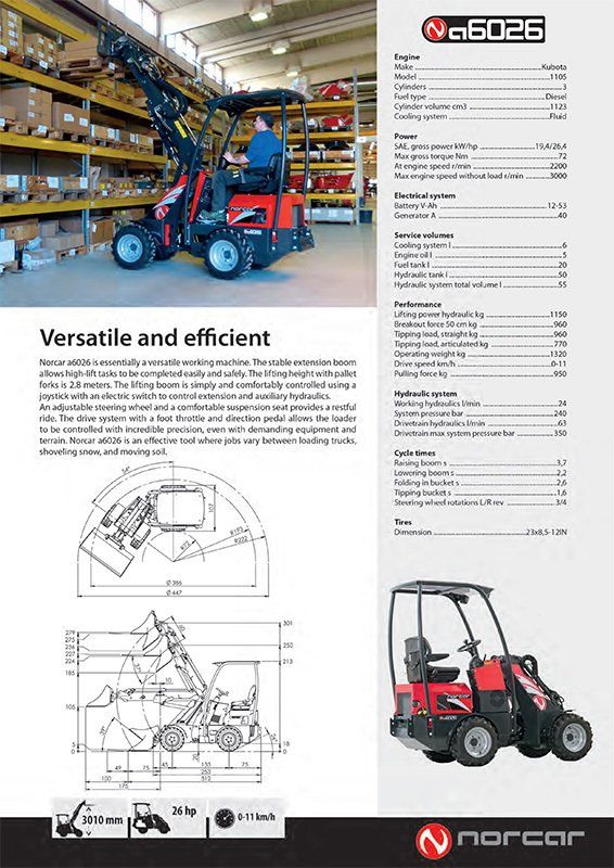 ddfa Norcar a6026 brochure