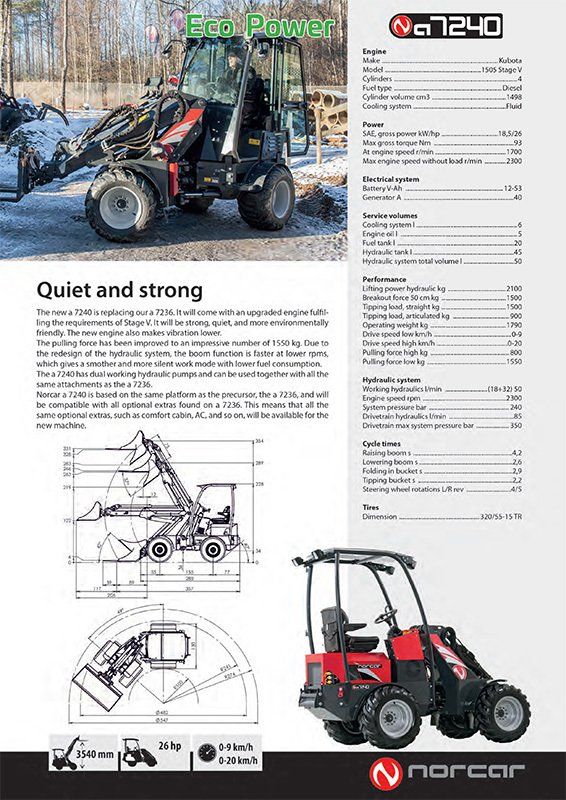Norcar a7240 brochure