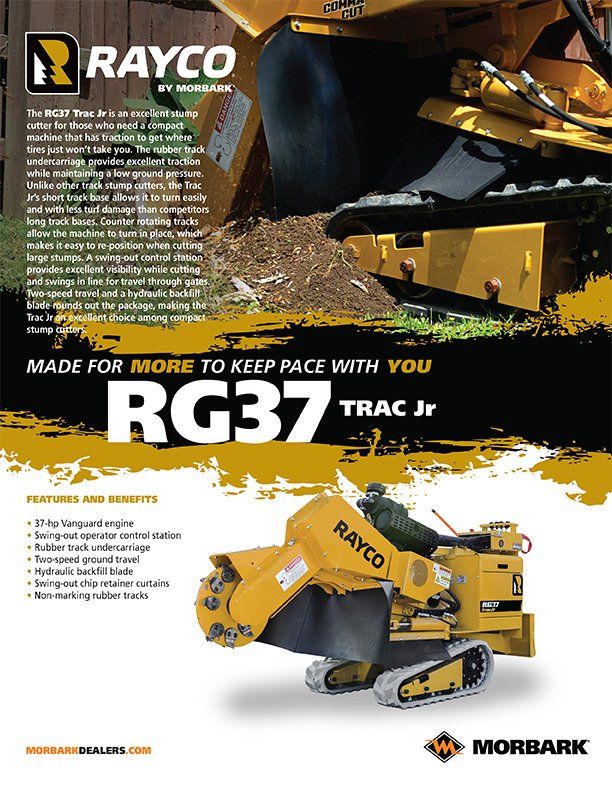 Rayco RG37 Tracked Stumpgrinder brochure